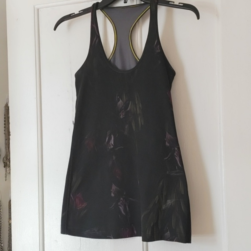 LULULEMON WOMEN'S BLACK RACERBACK ATLETIC TANK TOP SIZE S